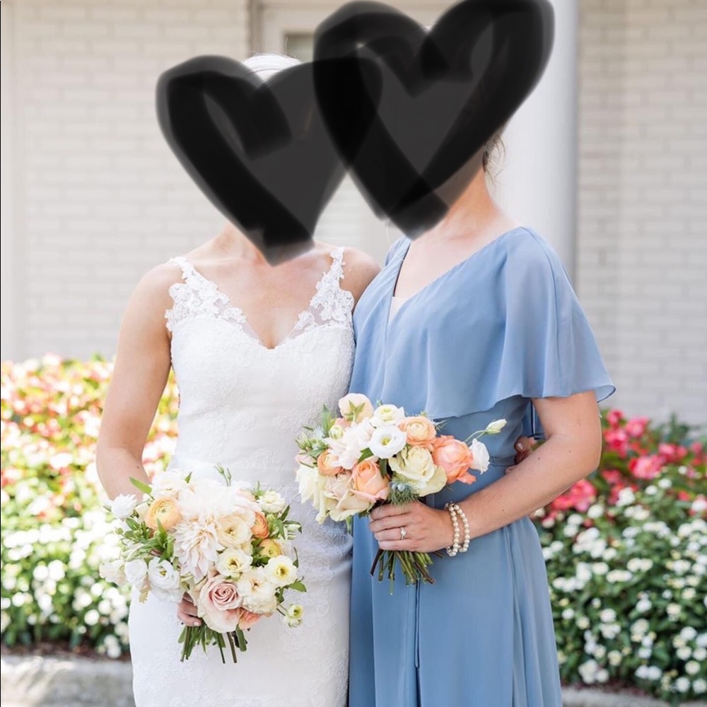 Beautiful blue bridesmaid dress - evening gown